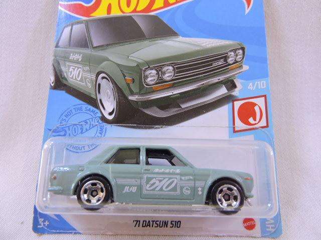 Hot Wheels DATSUN 520 ( Teal Green ) Long card  Like NISSAN