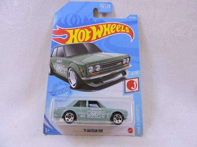 Hot Wheels DATSUN 520 ( Teal Green ) Long card  Like NISSAN