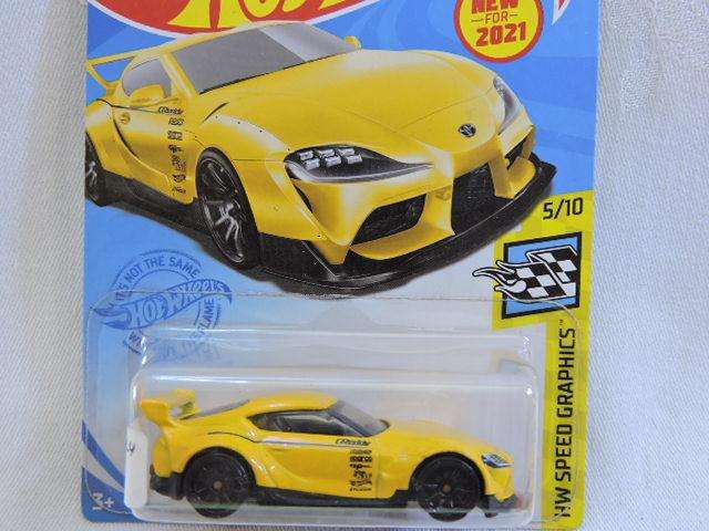 Hot Wheels TOYOTA GR Supra ( Yellow ) Long card