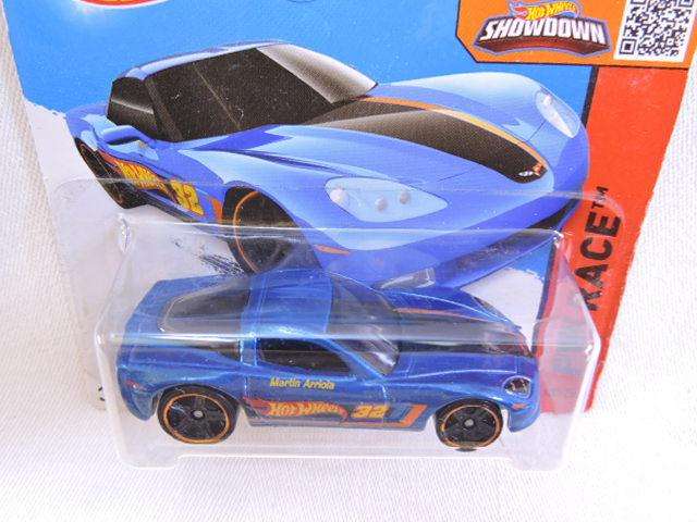 Hot wheels Chevy Chevrolet C6 Corvette  ( Blue HW #32 )