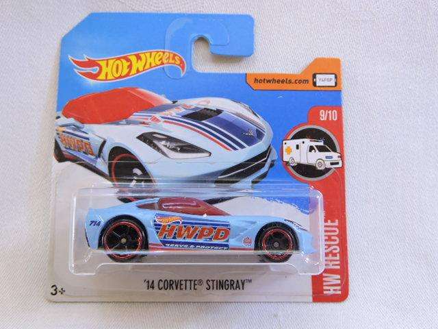 Hot wheels Chevy Chevrolet Corvette Stingray ( Blue HWPD )