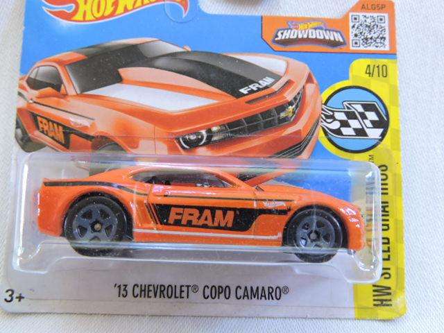 Hot wheels Chevy Chevrolet Copo Camaro ( Orange FRAM )