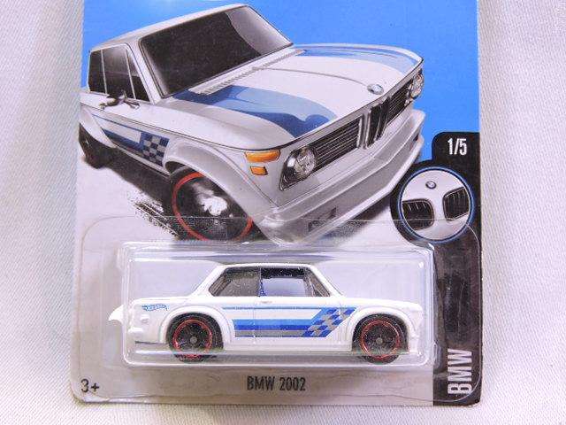 Hot wheels BMW 2002 ( White )  Long Card