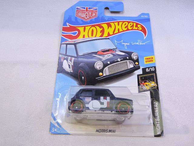 Hot Wheels MORRIS MINI ( Blue Urban Outlaw ) Long Card Magnus Walker
