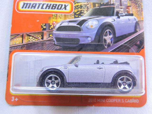 Matchbox MINI Cooper S Cabrio ( Light purple ) Like Hot Wheels