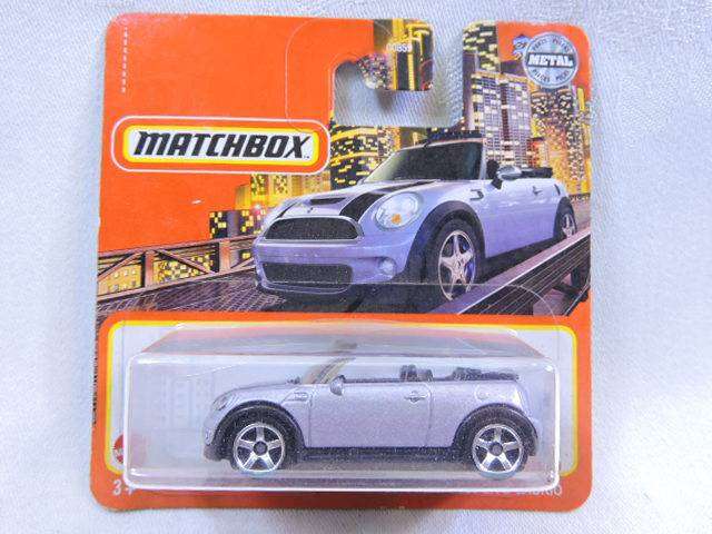 Matchbox MINI Cooper S Cabrio ( Light purple ) Like Hot Wheels