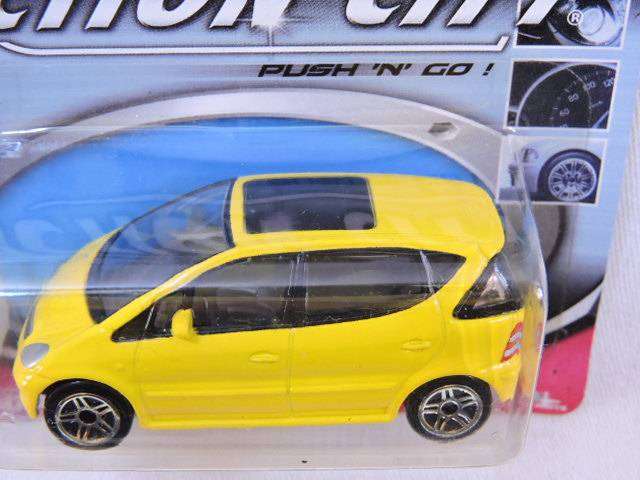 Action City MERCEDES BENZ A- Class ( Real Toy Yellow ) Like Hot Wheels