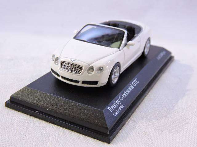Minichamps BENTLEY CONTINENTAL GT Cabriolet ( White) Paul's Model Art Like Hot Wheels