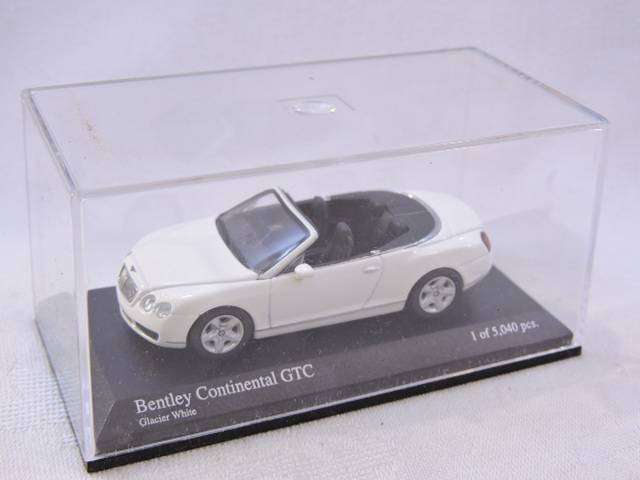 Minichamps BENTLEY CONTINENTAL GT Cabriolet ( White) Paul's Model Art Like Hot Wheels