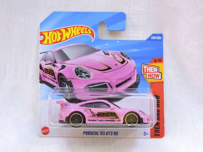 Hot Wheels PORSCHE 911 GT3 RS ( Pink #27 )