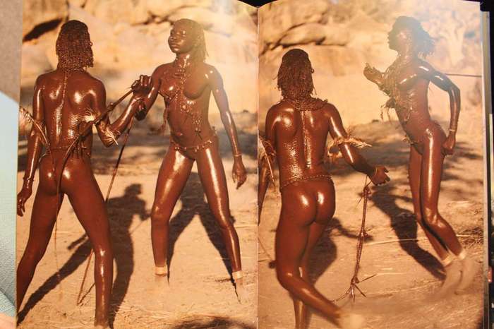 AFRICA : 25TH ANNIVERSARY EDITION - LENI RIEFENSTAHL (2005) - LARGE HARDCOVER IN SLIPCASE