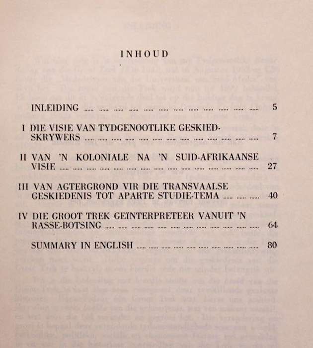 DIE BEELD VAN DIE GROOT TREK IN DIE SUID-AFRIKAANSE GESKIEDSKRYWING 1843-1899 - F.A. VAN JAARSVELD