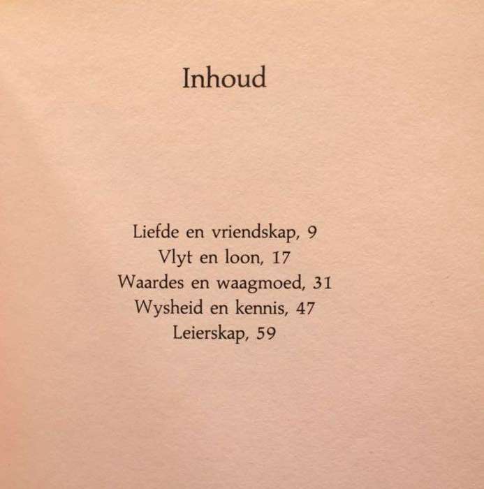 SPREUKE VAN LANGENHOVEN - 'N KEUSE DEUR JAN SCANNELL