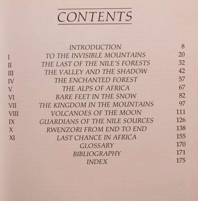 AFRICA'S MOUNTAINS OF THE MOON - JOURNEYS TO THE SNOWY SOURCES OF THE NILE - GUY YEOMAN