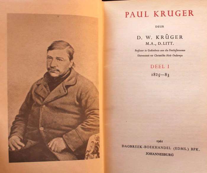 PAUL KRUGER -- D.W. KRUGER (DEEL I & II)