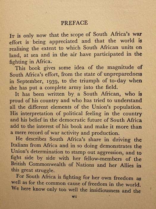 SOUTH AFRICA FIGHTS - J.S.M. SIMPSON (1941) - preface by Deneys Reitz