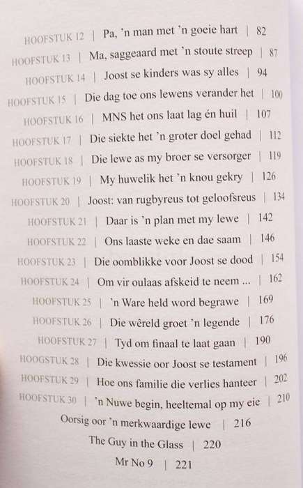 IN DIE SKADU VAN 'N LEGENDE - 'N HULDEBLYK AAN JOOST VAN DER WESTHUIZEN DEUR SY BROER
