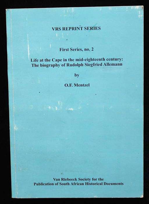 VAN RIEBEECK SOCIETY FACSIMILE REPRINTS OF VOLS. 1, 2, 3, 4, 5, 6, & 25 OF THE FIRST SERIES