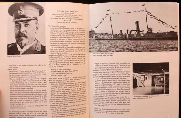 A HISTORY OF THE TRAINING SHIP GENERAL BOTHA - WILHELM GRUTTER (1973)