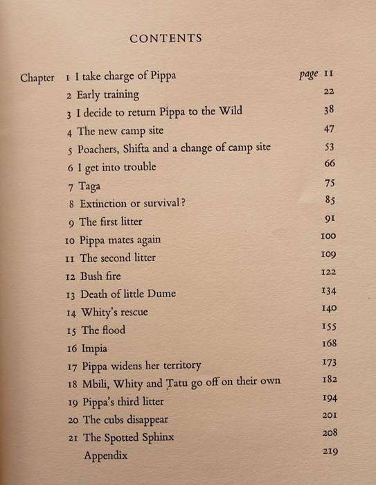 THE SPOTTED SPHINX - JOY ADAMSON (1969)