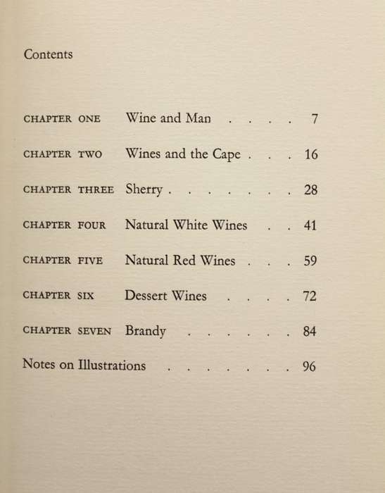 WINES OF SOUTH AFRICA - A. GORDON BAGNALL (1961)