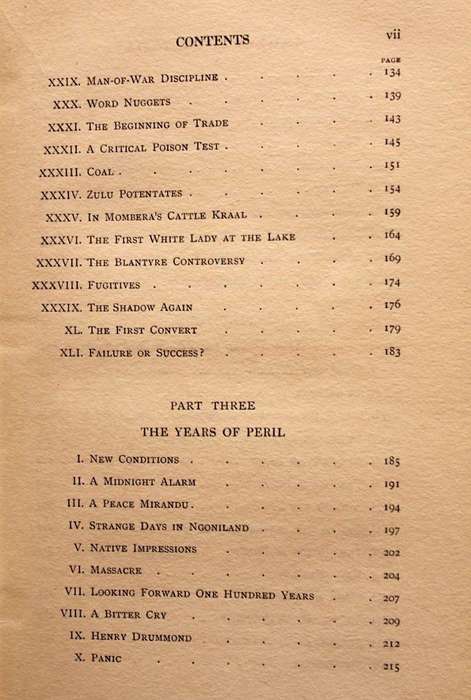 LAWS OF LIVINGSTONIA - W.P. LIVINGSTONE (1921)