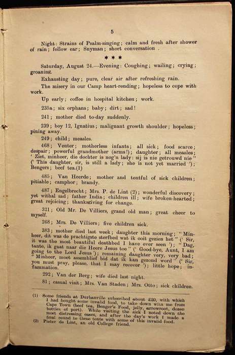 WOMAN'S ENDURANCE (1904) - A DIARY OF LIFE IN ONE OF THE CONCENTRATION CAMPS DURING THE BOER WAR
