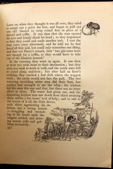 JOCK OF THE BUSHVELD by Percy Fitzpatrick 3rd. impression (1907) WITH ALL THE INCORRECT DUNG BEETLES