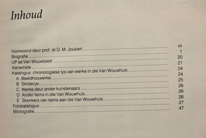ANTON VAN WOUW EN DIE VAN WOUWHUIS