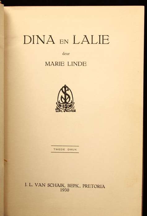 DINA EN LALIE - MARIE LINDE (1930)