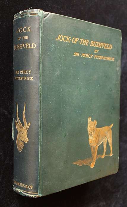 JOCK OF THE BUSHVELD by Percy Fitzpatrick 3rd. impression (1907) WITH ALL THE INCORRECT DUNG BEETLES