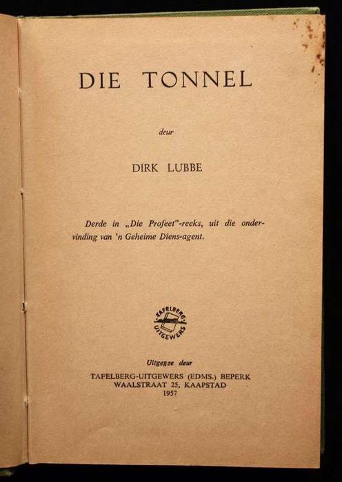 DIE TONNEL - DIRK LUBBE (1957)