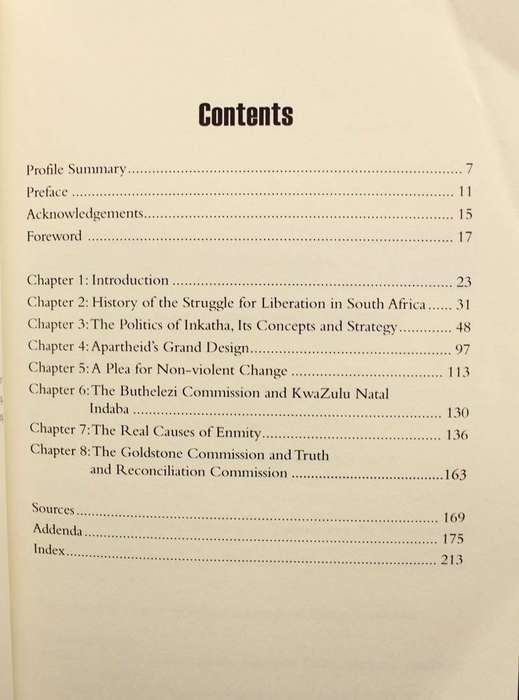 THE LEGACY OF PRINCE MANGOSUTHU BUTHELEZI - THEMBA NZIMANDE (INSCRIBED BY BUTHELEZI)