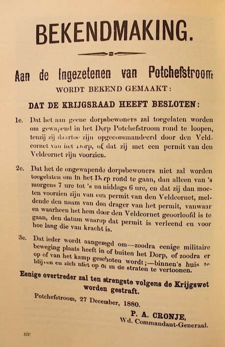 THE DIARY OF G.F. AUSTEN - MY EXPERIENCES IN POTCHEFSTROOM DURING THE FIRST BOER WAR 1880 - 1881