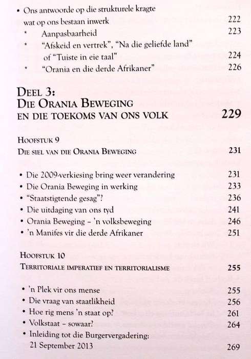 VERDER AS VRYHEID - DIE ORANIA BEWEGING EN DIE TOEKOMS VAN ONS MENSE - CAREL BOSHOFF (2015)
