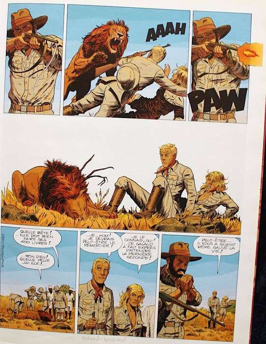 VOLUMES 1 - 5 OF KENYA - FRENCH HARDCOVER GRAPHIC NOVELS BY RODOLPHE & LEO