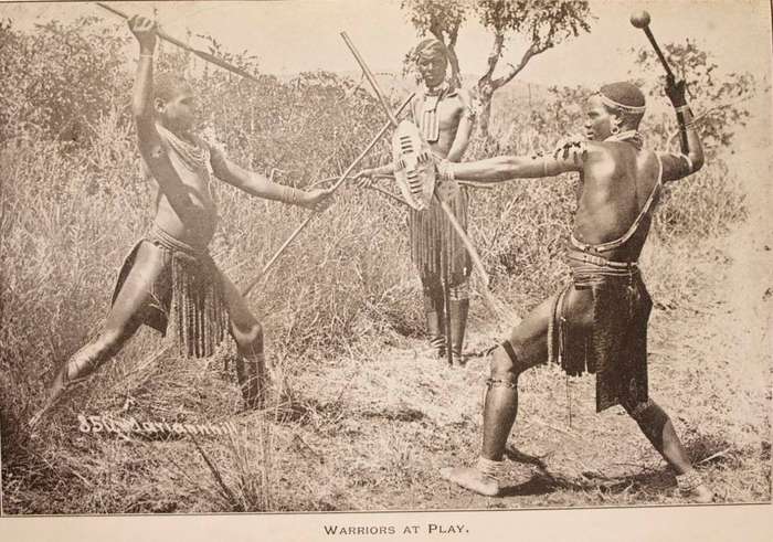 THE ZULU IN THREE TENSES - ROBERT PLANT (1905) - INSCRIBED BY THE AUTHOR
