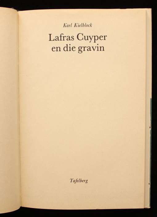LAFRAS CUYPER EN DIE GRAFIN - KARL KIELBLOCK (1979)