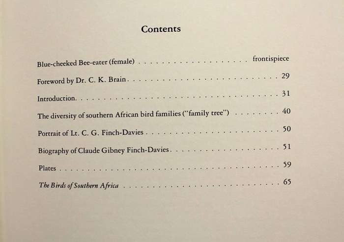 THE BIRDS OF SOUTHERN AFRICA - CLAUDE GIBNEY FINCH-DAVIES (1982) - DE LUXE COLLECTOR'S EDITION