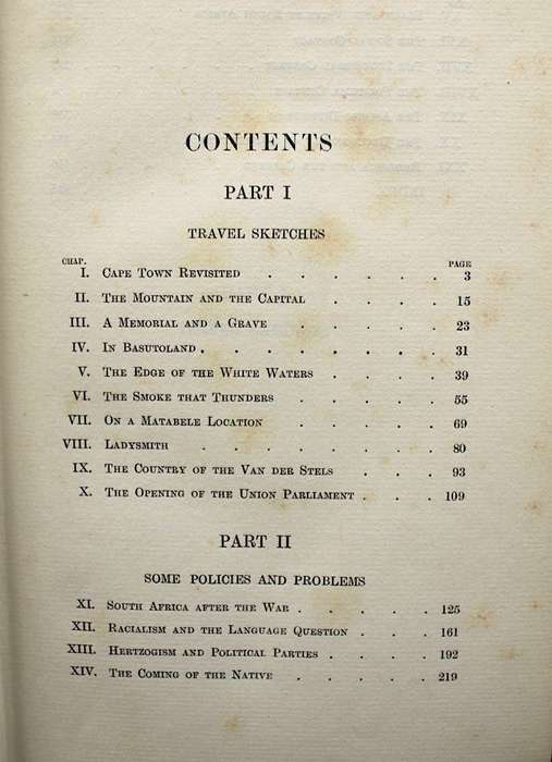 THE SOUTH AFRICAN SCENE - V.R. MARKHAM (1913)