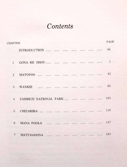 WILD PLACES OF ZIMBABWE - DICK PITMAN (1980)