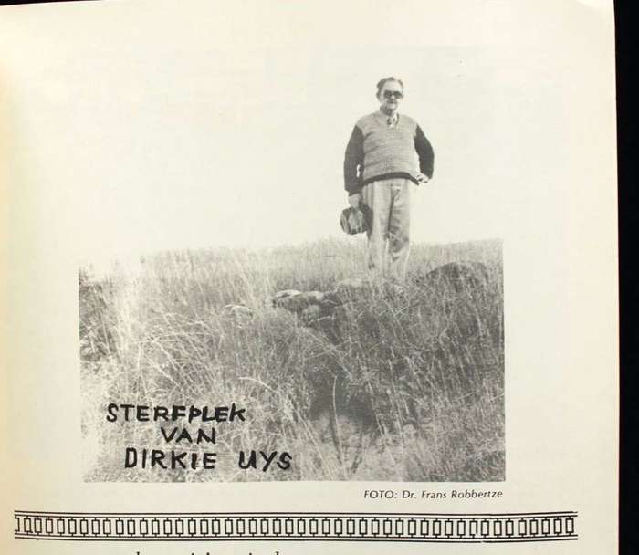 DIE STERFPLEK VAN DIRKIE UYS - F.P. DU P. ROBBERTZE