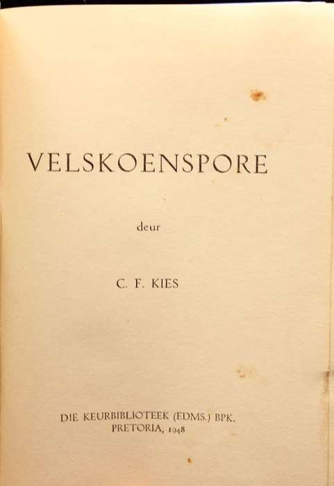 VELSKOENSPORE - C.F. KIES (1948)
