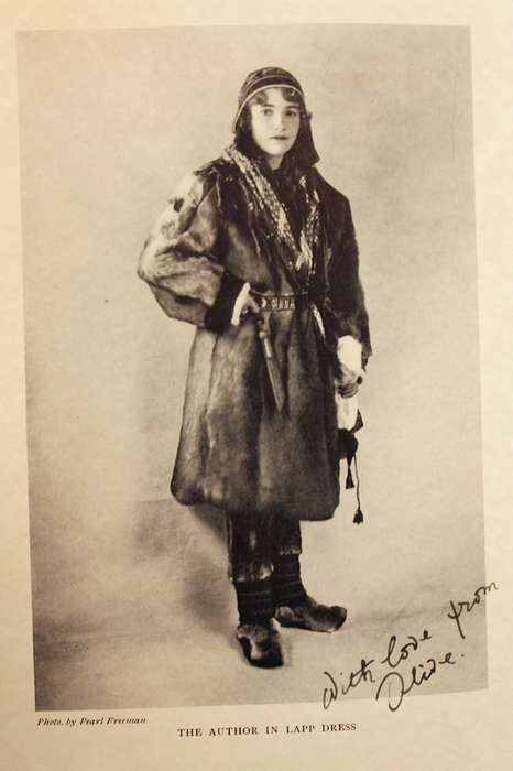 ACROSS LAPLAND with Sledge and Reindeer (1932) by Olive Murray Chapman - SIGNED & INSCRIBED