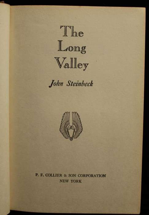 THE LONG VALLEY - JOHN STEINBECK