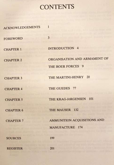 BOER RIFLES AND CARBINES OF THE ANGLO BOER WAR  - RON BESTER (1994) - LIMITED & SIGNED EDITION