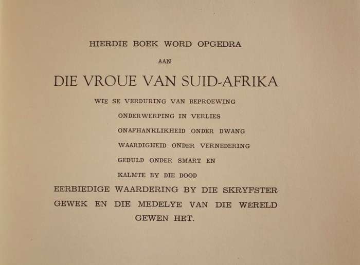 DIE SMARTE VAN DIE OORLOG - EMILY HOBHOUSE (1941) - met original dust jacket