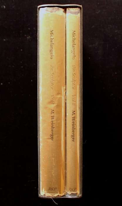 MICHELANGELO THE SCULPTOR - M. WEINBERGER - 2 VOLS. IN SLIPCASE