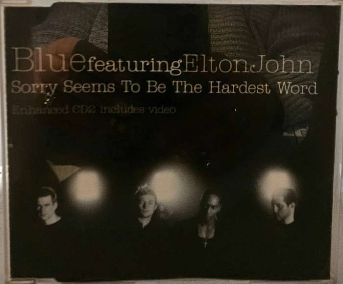 Blue featuring Elton John Sorry Seems to be the hardest word (single)   (4199)