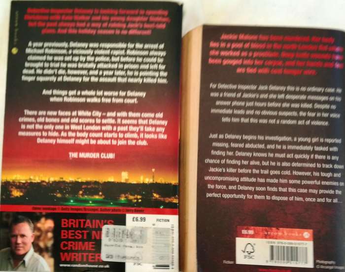 MARK PEARSON - 2 TITLES: HARD EVIDENCE (2008) & MURDER CLUB (2011)- 2 SMALL PAPERBACKS